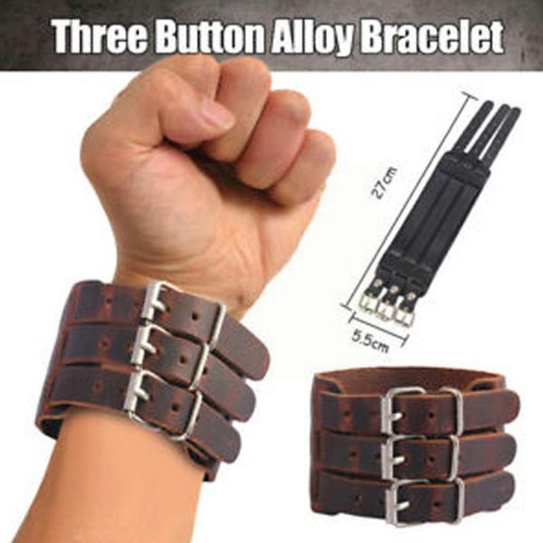 tennis classic leather bracelet men simple black multi-layer bangle brown buckle jewlery gift rope wrap for male bra v5h3, Golden;silver
tennis classic leather bracelet men simple black multi-layer bangle brown buckle jewlery gift rope wrap for male bra v5h3, Golden;silver