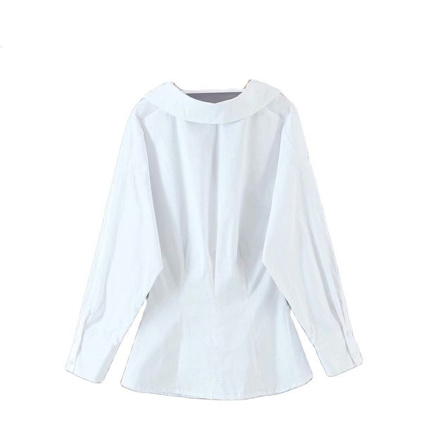 t shirt cotton poplin lapel long sleeves women's shirt white single-breasted waist temperament chic female
t shirt cotton poplin lapel long sleeves women's shirt white single-breasted waist temperament chic female