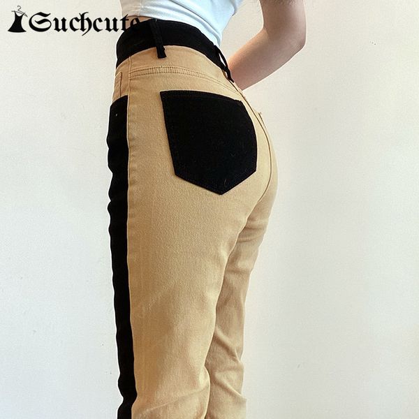 women's pants & capris streetwear y2k fashion patchwork denim for women high waist contrast color straight harajuku mujer pantalon, Black;white
women's pants & capris streetwear y2k fashion patchwork denim for women high waist contrast color straight harajuku mujer pantalon, Black;white