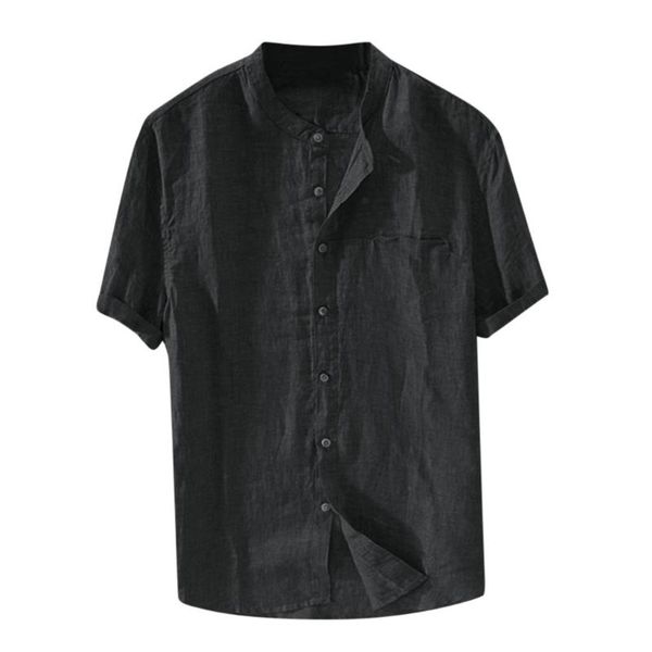 men's casual shirts mens solid cottagecore short sleeve cotton shirt button up, White;black
men's casual shirts mens solid cottagecore short sleeve cotton shirt button up, White;black