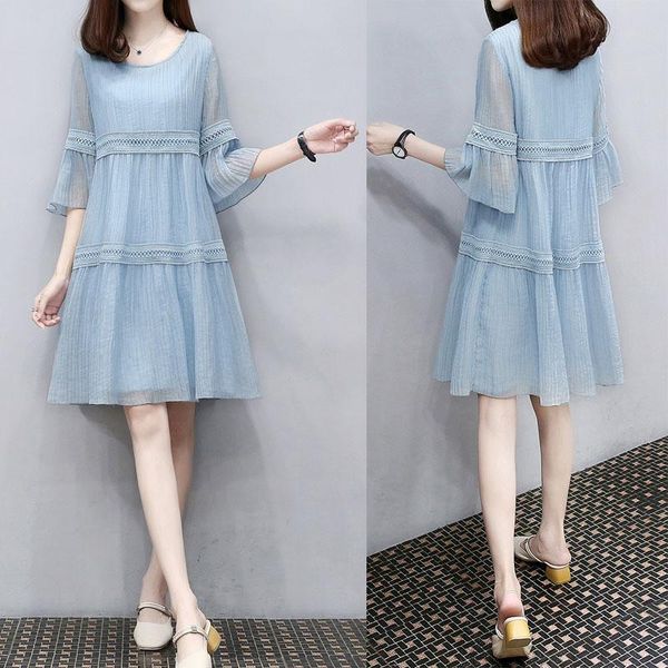 maternity dresses 3colors chiffon boat neck patchwork pregnancy casual dress comfortable splicing clothings, White
maternity dresses 3colors chiffon boat neck patchwork pregnancy casual dress comfortable splicing clothings, White