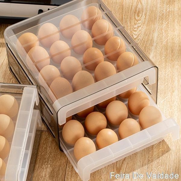 storage bottles & jars 1pc 32-grids double-layer egg box compartment tray fresh-keeping box, for home
storage bottles & jars 1pc 32-grids double-layer egg box compartment tray fresh-keeping box, for home