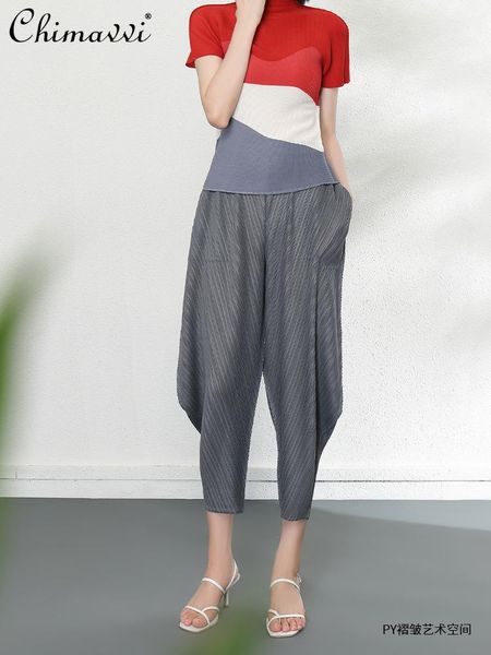 women's pants & capris pleated daddy harem 2021 summer loose casual high waist cropped female wide leg, Black;white
women's pants & capris pleated daddy harem 2021 summer loose casual high waist cropped female wide leg, Black;white