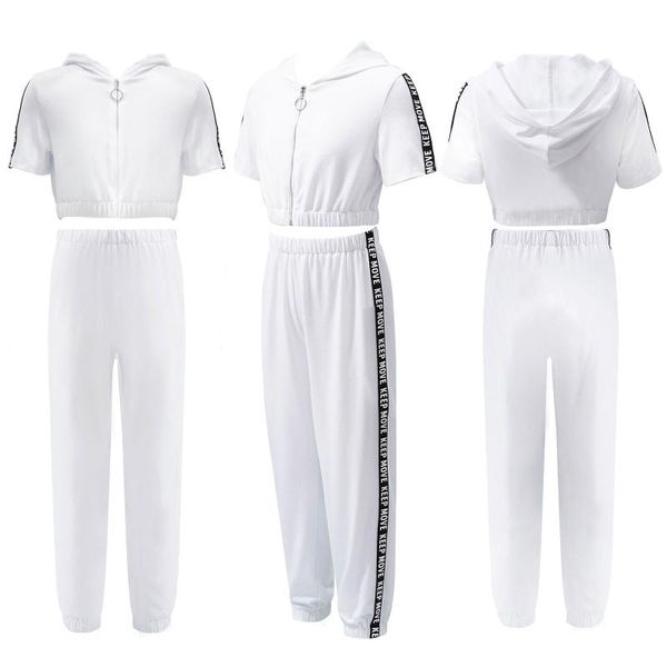 clothing sets girls gymnastic ballet dance wear sports outfits sleeveless racer back letter printed crop with boy-cut shorts for workout, White
clothing sets girls gymnastic ballet dance wear sports outfits sleeveless racer back letter printed crop with boy-cut shorts for workout, White