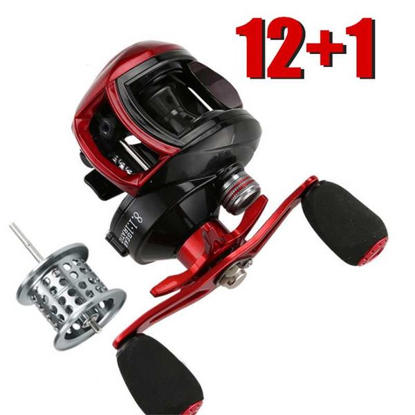 8.1:1 12+1bb 8kg max drag high speed fishing reel left right hand reinforced baitcasting reels
8.1:1 12+1bb 8kg max drag high speed fishing reel left right hand reinforced baitcasting reels