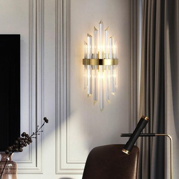 wall lamp crystal post modern minimalist bedside bedroom light luxury room living tv background
wall lamp crystal post modern minimalist bedside bedroom light luxury room living tv background
