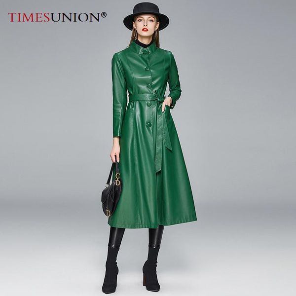 women pu leather green big size long trench stand-up collar sleeve loose fit windbreaker fashion tide spring 2021 women's coats, Tan;black
women pu leather green big size long trench stand-up collar sleeve loose fit windbreaker fashion tide spring 2021 women's coats, Tan;black