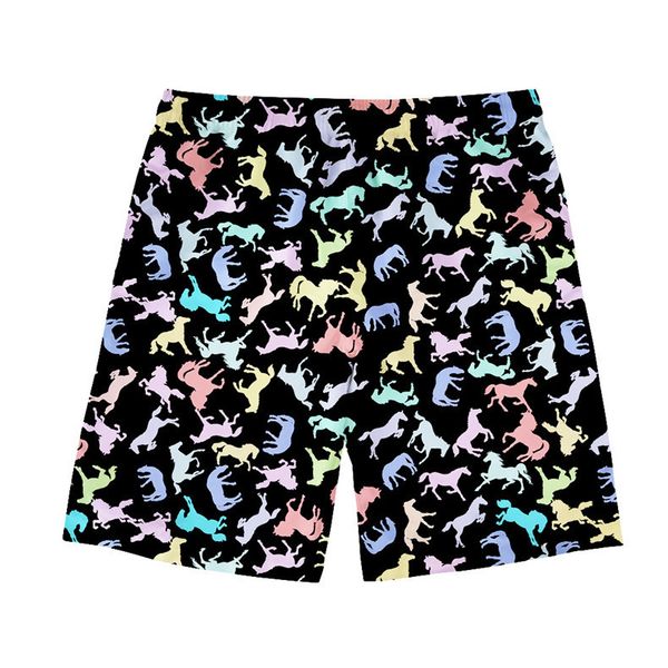 men's shorts beach pants design floral horse print fashion trend swimming, White;black
men's shorts beach pants design floral horse print fashion trend swimming, White;black