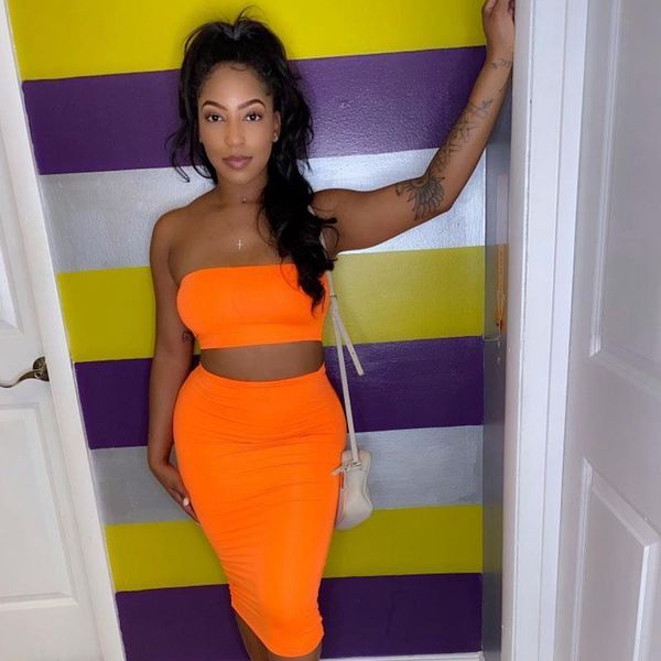 bodycon 2 piece women dress set two outfits bandage skirt short and high waist summer clothes for matching, White
bodycon 2 piece women dress set two outfits bandage skirt short and high waist summer clothes for matching, White