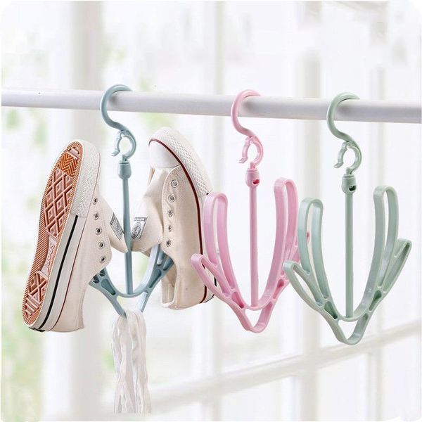 hangers & racks 3pcs shoe rack windproof double hook balcony multi-purpose rotatable shoes hanger drying storage hanging
hangers & racks 3pcs shoe rack windproof double hook balcony multi-purpose rotatable shoes hanger drying storage hanging