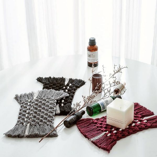 mats & pads hollow insulation handmade woven macrame cup pad bohemia table mat cotton braid home decor
mats & pads hollow insulation handmade woven macrame cup pad bohemia table mat cotton braid home decor