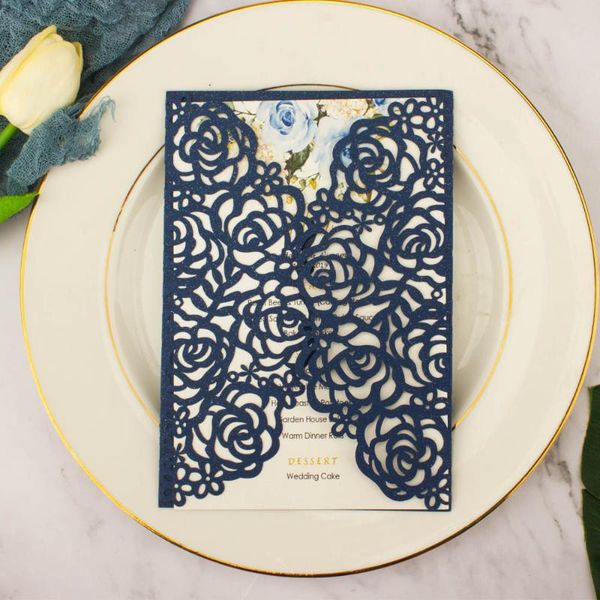 10pcs elegant burgundy navy blue pearl paper laser cut rose wedding invitation cards favor invite card for party anniversary greeting
10pcs elegant burgundy navy blue pearl paper laser cut rose wedding invitation cards favor invite card for party anniversary greeting