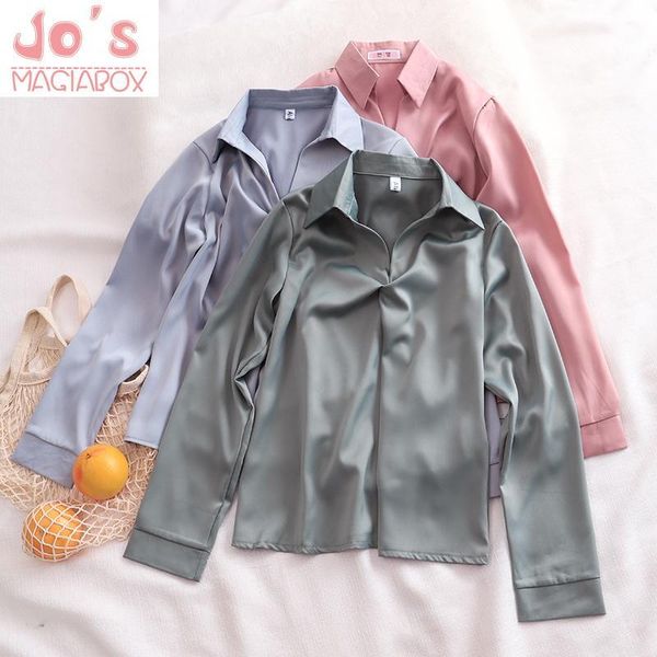 casual office lady womens solid chiffon and blouses ladies sweet vintage vogue long sleeve stand shirts blusas mujer women's &, White
casual office lady womens solid chiffon and blouses ladies sweet vintage vogue long sleeve stand shirts blusas mujer women's &, White