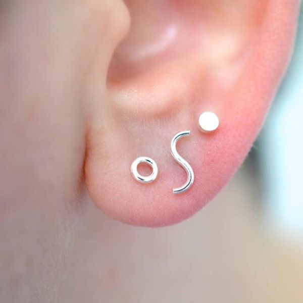 sterling silver stud earrings, mismatched geometric earring, minimalist dainty gift for her, fine jewelry, Golden;silver
sterling silver stud earrings, mismatched geometric earring, minimalist dainty gift for her, fine jewelry, Golden;silver