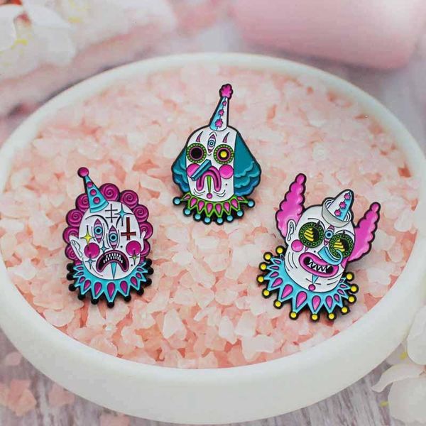 pins, brooches colourful mask clown brooch enamel pins cartoon funny amusement park circus troupe badges lapel jewelry gift, Gray
pins, brooches colourful mask clown brooch enamel pins cartoon funny amusement park circus troupe badges lapel jewelry gift, Gray