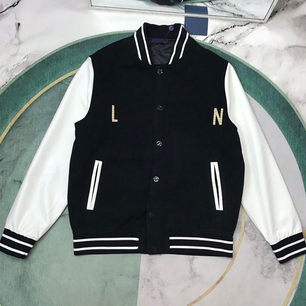 coat sleeves baseball flocking uniform leather fashion jacket single breasted warm jackets couples women men varsity coats men's design, Black;brown
coat sleeves baseball flocking uniform leather fashion jacket single breasted warm jackets couples women men varsity coats men's design, Black;brown