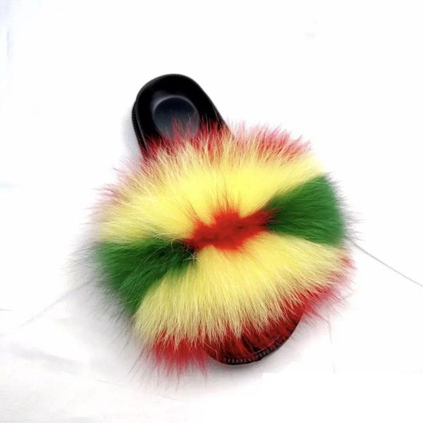 slippers summer furry women real fur slides beach flip flops with feathers really fluffy and soft shoes, Black
slippers summer furry women real fur slides beach flip flops with feathers really fluffy and soft shoes, Black