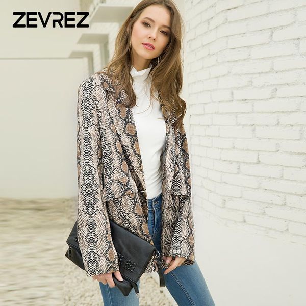 women's suits & blazers 2021 snake skin blazer women work office casual single button suit jacket female autumn coat plus size 3xl zevr, White;black
women's suits & blazers 2021 snake skin blazer women work office casual single button suit jacket female autumn coat plus size 3xl zevr, White;black
