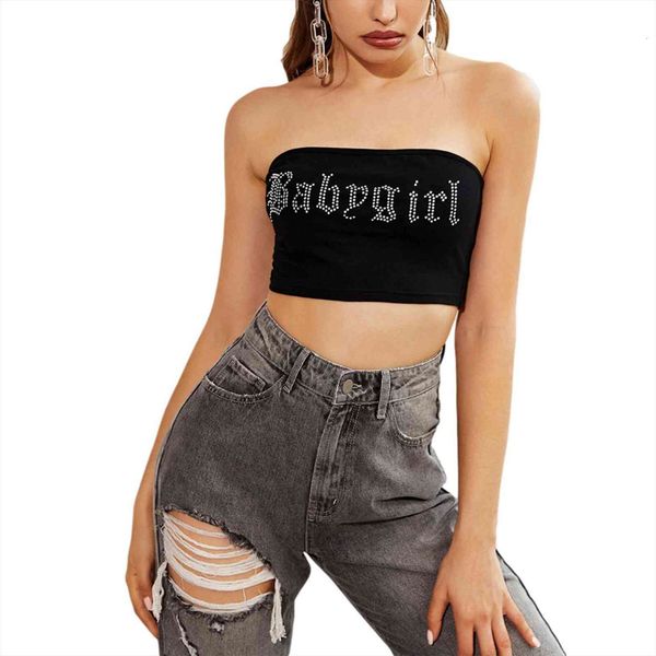 off shoulder vest, diamond lettering womens camis stretchy chest wrap tube one piece garment for female, White
off shoulder vest, diamond lettering womens camis stretchy chest wrap tube one piece garment for female, White