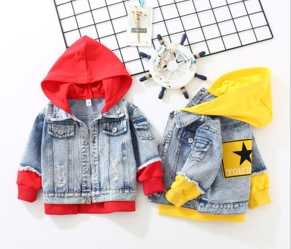 boy girl denim jackets kids jeans coat children splice outerwear clothing spring autumn hooded sport clothes for 1-6t, Blue;gray
boy girl denim jackets kids jeans coat children splice outerwear clothing spring autumn hooded sport clothes for 1-6t, Blue;gray