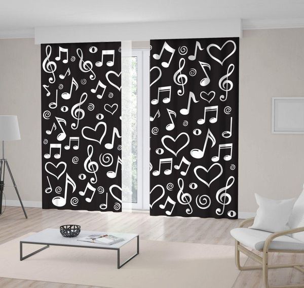 curtain & drapes musical notes clefs heart shapes love for music black and white modern artwork printed
curtain & drapes musical notes clefs heart shapes love for music black and white modern artwork printed