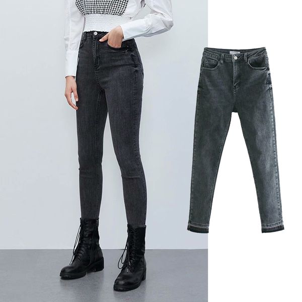 capri spring autumn colour skinny denim cotton women high pencils streetwear pants, Black;white
capri spring autumn colour skinny denim cotton women high pencils streetwear pants, Black;white