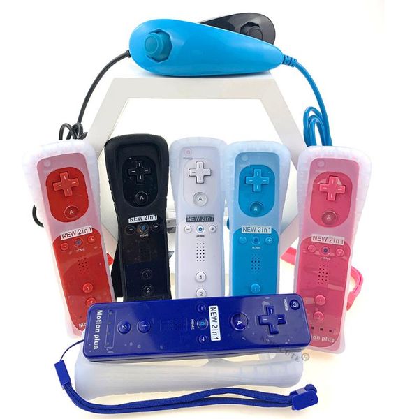 game controllers & joysticks 2 in 1 wireless remote gamepad controller for wii ns controle joystick joypad handle a set with motion
game controllers & joysticks 2 in 1 wireless remote gamepad controller for wii ns controle joystick joypad handle a set with motion