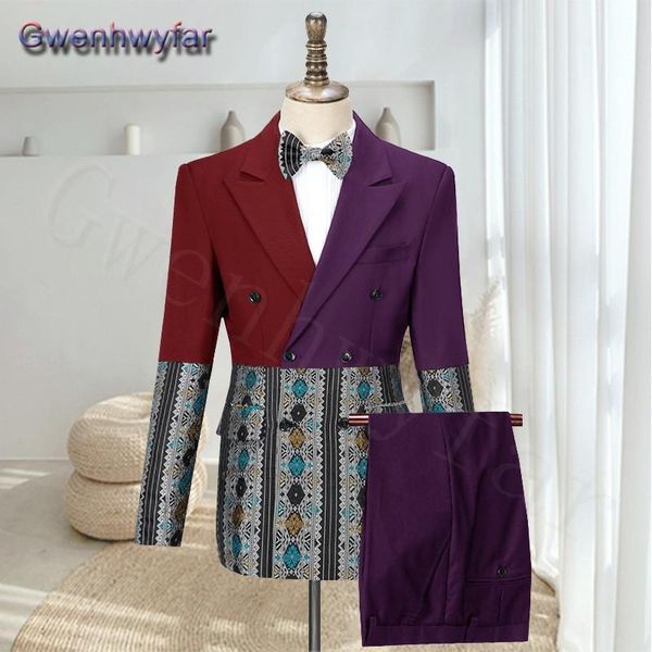 gwenhwyfar 2021 patchwork men suits slim fit business uniform office suit wedding groom party tuxedos 2-piece jacket pants set men's &, White;black
gwenhwyfar 2021 patchwork men suits slim fit business uniform office suit wedding groom party tuxedos 2-piece jacket pants set men's &, White;black