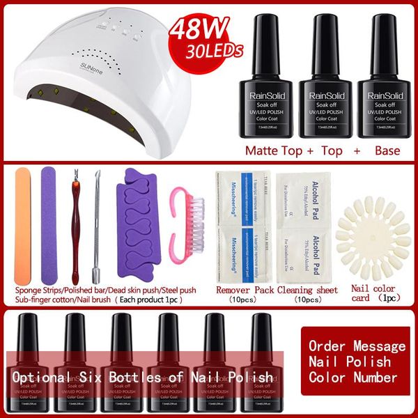 nail art kits manicure set 48w uv lamp drying and 6pcs gel polish quick building varnish acrylic tools kit
nail art kits manicure set 48w uv lamp drying and 6pcs gel polish quick building varnish acrylic tools kit