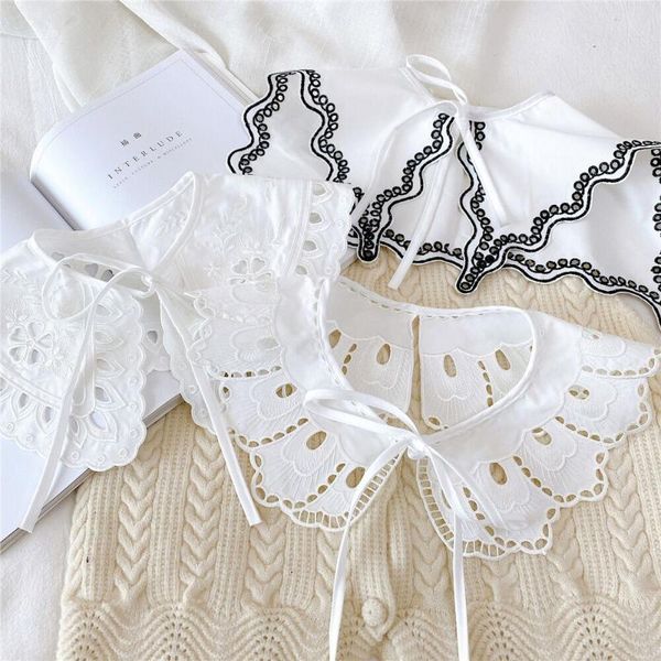 scarves lace big shawl wrap decorative fake collar cotton short poncho capelet hollow out floral cape, Blue;gray
scarves lace big shawl wrap decorative fake collar cotton short poncho capelet hollow out floral cape, Blue;gray