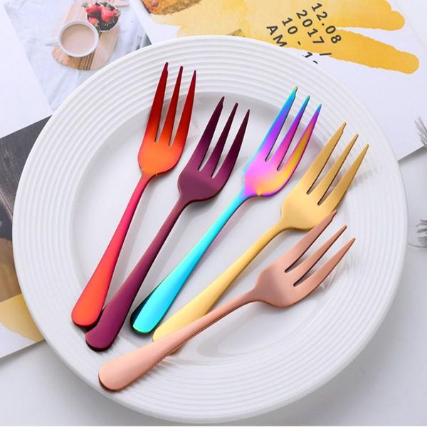 forks 8pcs cake fork stainless steel dessert color tea rainbow small fruit kitchen tableware party supplies
forks 8pcs cake fork stainless steel dessert color tea rainbow small fruit kitchen tableware party supplies