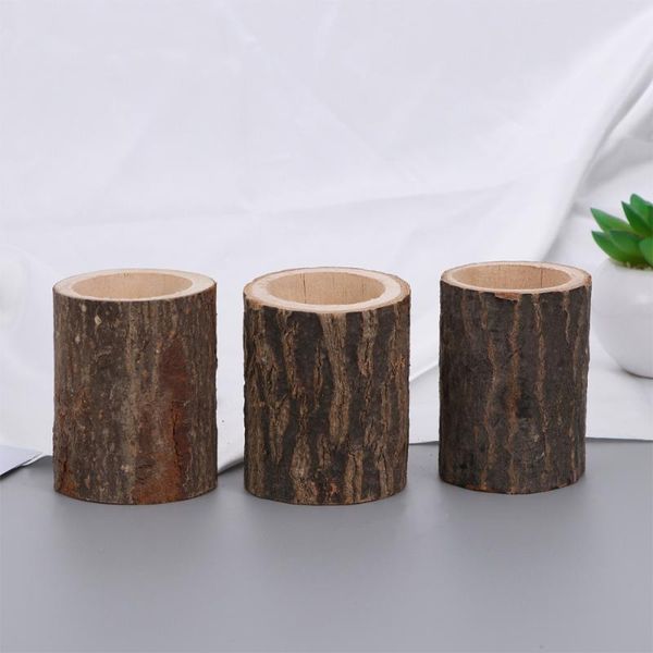 candle holders 6pcs rustic wooden stump holder creative tea light succulent planter craft ornament (size)
candle holders 6pcs rustic wooden stump holder creative tea light succulent planter craft ornament (size)