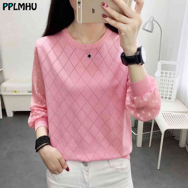 women's sweaters loose chiffon long sleeve patchwork o-neck knitted pullovers women plus size solid thin female korean style knitw, White;black
women's sweaters loose chiffon long sleeve patchwork o-neck knitted pullovers women plus size solid thin female korean style knitw, White;black