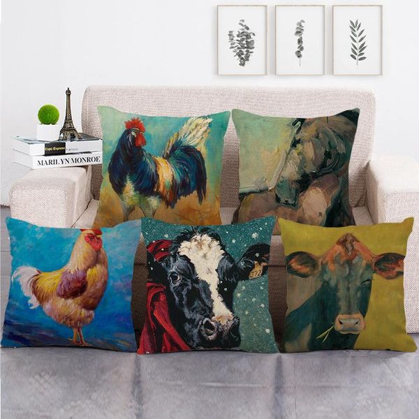 cushion/decorative pillow 45cm*45cm farm cow and chicken design cushion cover linen/cotton sofa seat decorative case
cushion/decorative pillow 45cm*45cm farm cow and chicken design cushion cover linen/cotton sofa seat decorative case
