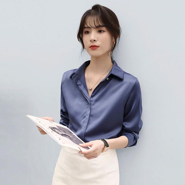 women autumn winter elegant chiffon shirts lady solid long sleeve single breasted female casual loose slim blouse f180 women's blouses, White
women autumn winter elegant chiffon shirts lady solid long sleeve single breasted female casual loose slim blouse f180 women's blouses, White