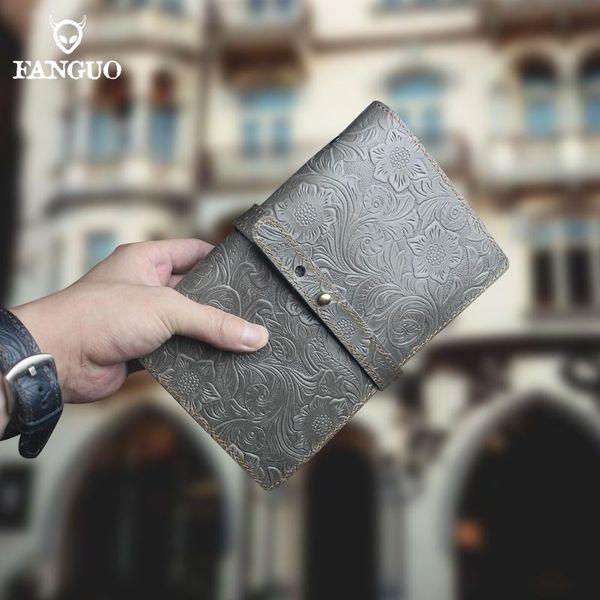 card holders handmade large capacity 96 slots genuine leather business cards id passport holder cover case for short trip, Brown;gray
card holders handmade large capacity 96 slots genuine leather business cards id passport holder cover case for short trip, Brown;gray