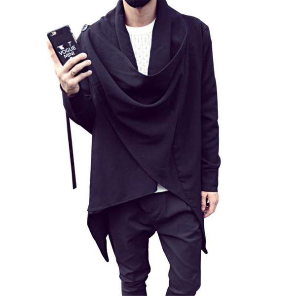 men's trench coats men irregular punk hip hop hoodie long cloak coat nightclub dj singer stage sweatshirt hipster gothic streetwear aut, Tan;black
men's trench coats men irregular punk hip hop hoodie long cloak coat nightclub dj singer stage sweatshirt hipster gothic streetwear aut, Tan;black