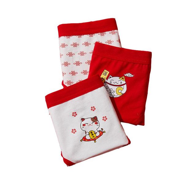 sale underwear children's cute cat print comfortable middle waist cotton crotch seamless red short briefs panties, Camo
sale underwear children's cute cat print comfortable middle waist cotton crotch seamless red short briefs panties, Camo