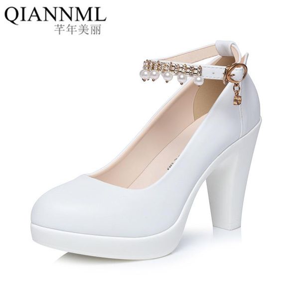 dress shoes 2021 plus size 33-43 women's high heels rhinestone pearl ankle buckle platform pumps woman prom with, Black
dress shoes 2021 plus size 33-43 women's high heels rhinestone pearl ankle buckle platform pumps woman prom with, Black