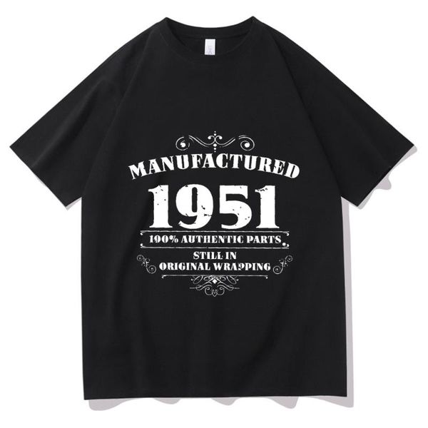 men's t-shirts manufactured 1951 print t-shirt men casual tshirt man personality t shirts women oversize clothing loose tee short sle, White;black
men's t-shirts manufactured 1951 print t-shirt men casual tshirt man personality t shirts women oversize clothing loose tee short sle, White;black