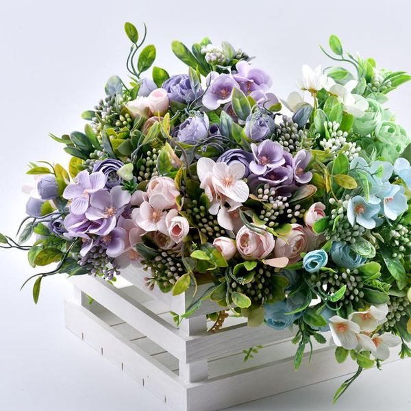 decorative flowers & wreaths natural artificial bouquet simulation silk fake tea bud hydrangea for home wedding party decoration supplies
decorative flowers & wreaths natural artificial bouquet simulation silk fake tea bud hydrangea for home wedding party decoration supplies