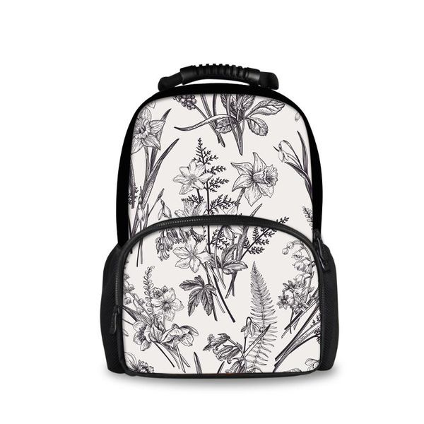 backpack custom style floral school girls flower bag lapgift