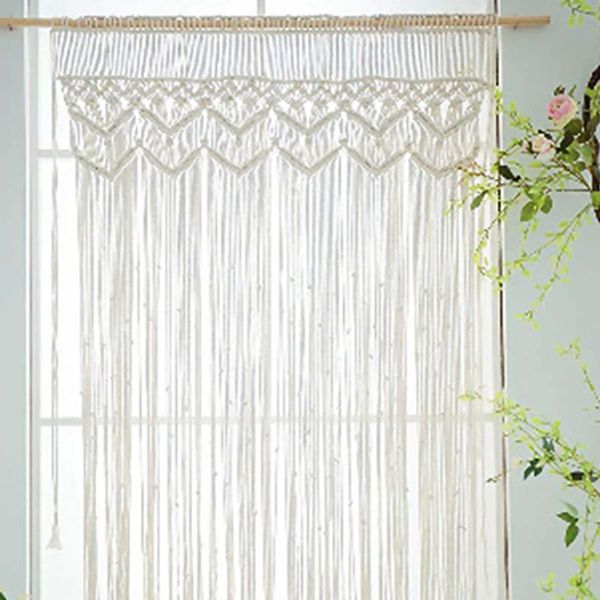 curtain & drapes 95x200cm macrame tapestry cotton woven handwoven bohemian for room divider window door curtains wedding background
curtain & drapes 95x200cm macrame tapestry cotton woven handwoven bohemian for room divider window door curtains wedding background