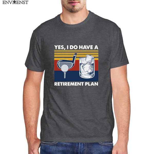 men's t-shirts funny t shirt yes i do have a retirement plan play golf and drinking tee short sleeve unisex, White;black
men's t-shirts funny t shirt yes i do have a retirement plan play golf and drinking tee short sleeve unisex, White;black