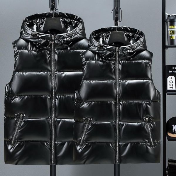 men's vests hooded autumn men sleeveless jacket fashion vest hat warm winter waistcoat casual windbreaker 6xl, Black;white
men's vests hooded autumn men sleeveless jacket fashion vest hat warm winter waistcoat casual windbreaker 6xl, Black;white