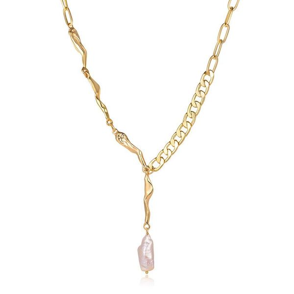 pendant necklaces shineland natural pearl chain toggle clasp necklace for women gold color jewelry asymmetric gift 2021 trendy, Silver
pendant necklaces shineland natural pearl chain toggle clasp necklace for women gold color jewelry asymmetric gift 2021 trendy, Silver