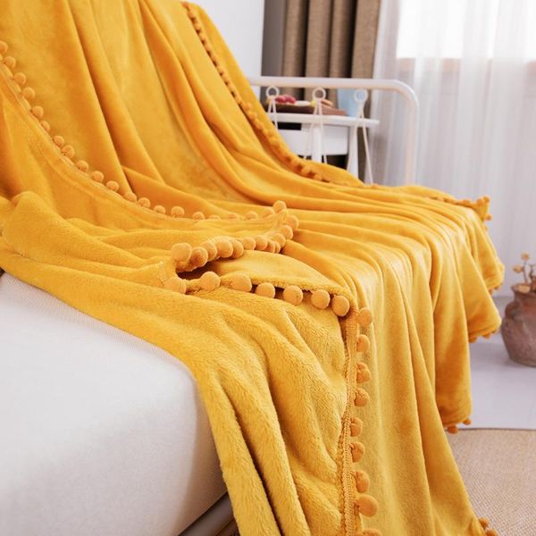blankets flannel blanket solid throw pompom fringe lightweight cozy decorative soft for bed couches sofa offices
blankets flannel blanket solid throw pompom fringe lightweight cozy decorative soft for bed couches sofa offices