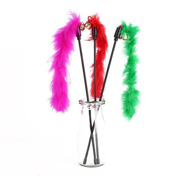 cat toys pet toy catcher teaser with bell for turkey feather wand stick kitten jumping train aid fun random color 3pcs
cat toys pet toy catcher teaser with bell for turkey feather wand stick kitten jumping train aid fun random color 3pcs