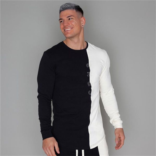 men's t-shirts men running sport long sleeve shirts gyms fitness skinny t-shirt male bodybuilding jogging training black tee, White;black
men's t-shirts men running sport long sleeve shirts gyms fitness skinny t-shirt male bodybuilding jogging training black tee, White;black