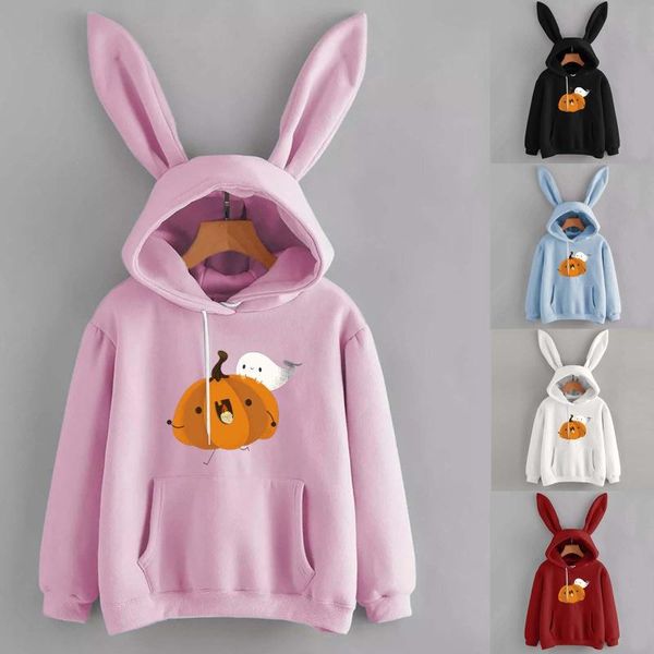 women's hoodies & sweatshirts women cute girl hoodie casual long sleeve sweatshirt pullover ears pumpkin print sweatershirt har, Black
women's hoodies & sweatshirts women cute girl hoodie casual long sleeve sweatshirt pullover ears pumpkin print sweatershirt har, Black
